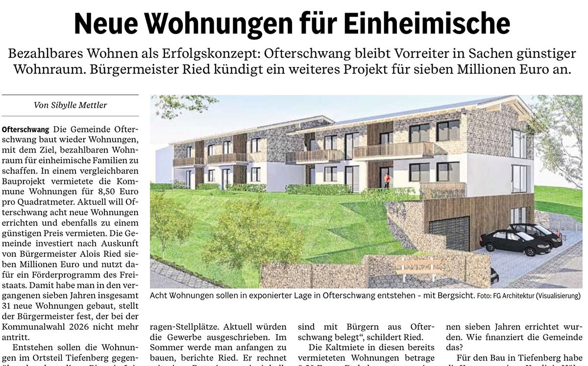 Wohnbebauung Tiefenberg